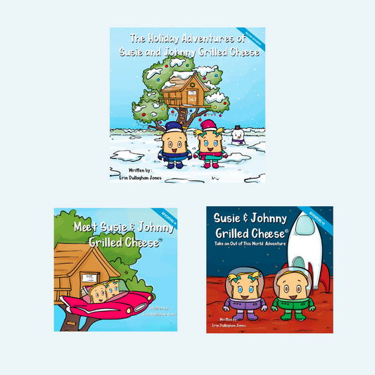 Happy Holiday Bundle by Susie & Johnny Grilled Cheese (3 books)