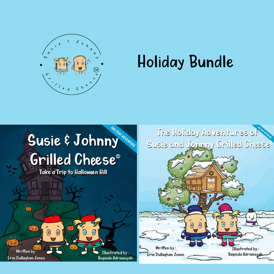 Susie & Johnny Grilled Cheese Holiday Bundle (Halloween + Winter Holidays) 2 BOOKS