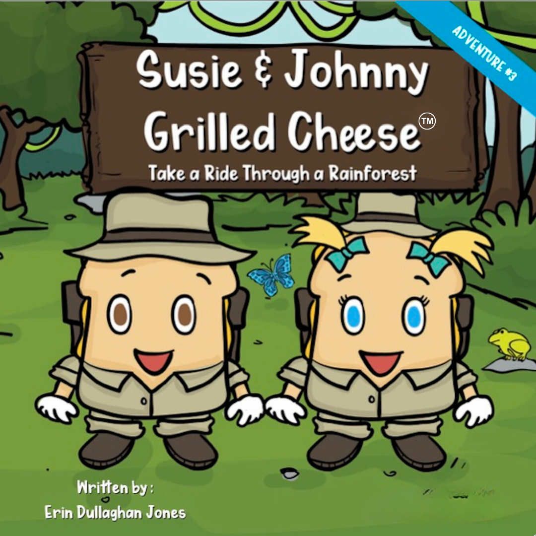 The Adventures of Susie and Johnny Grilled Cheese 3 Books in 1- Hardback