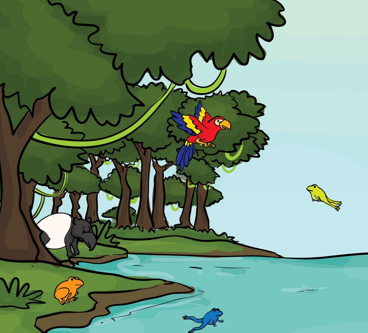Susie & Johnny Grilled Cheese Take A Ride Through The Rainforest Adventure
